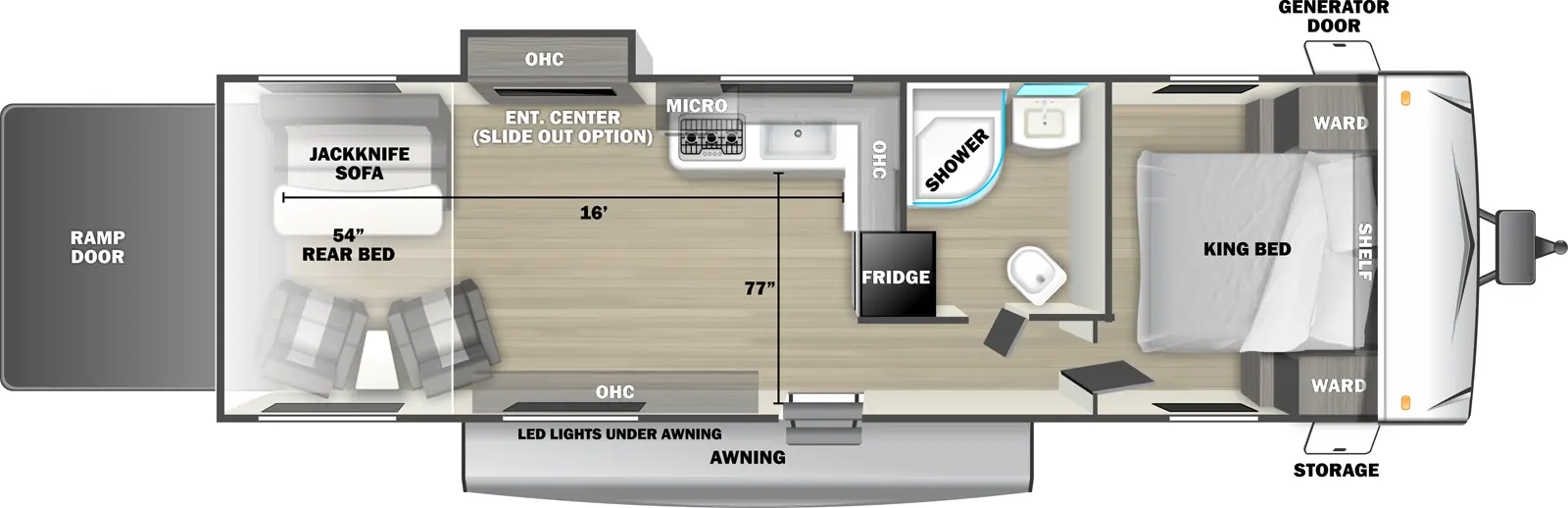 Sandstorm 2630SRE Floorplan